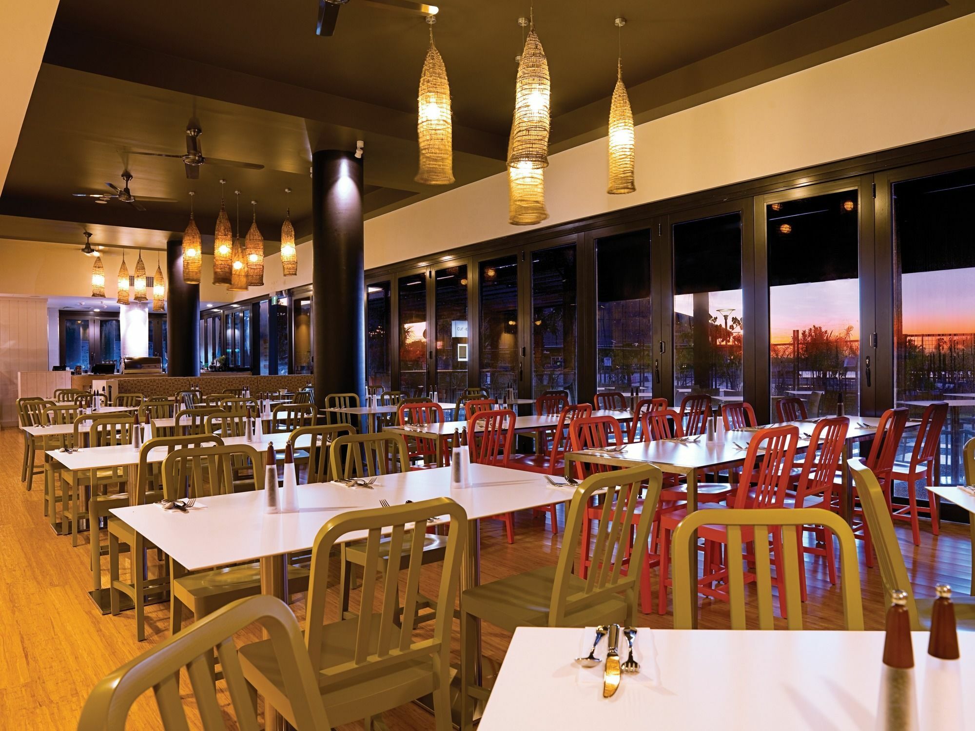 Adina Apartment Hotel Darwin Waterfront Restoran foto